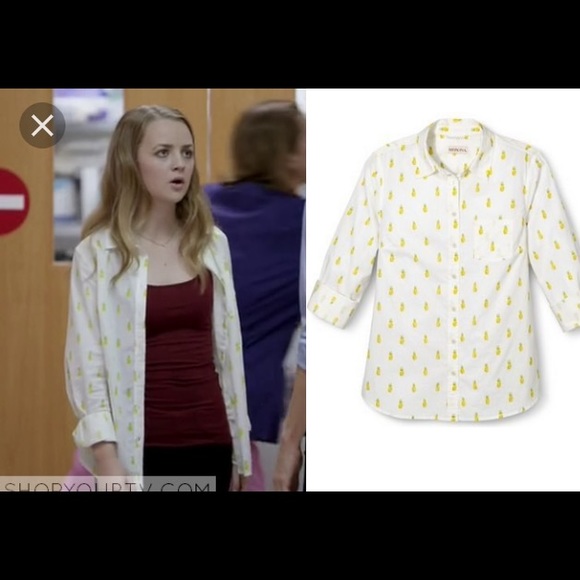 Merona fun pineapple print casual shirt - Picture 3 of 3